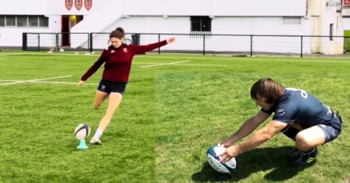 Technique, confiance, automatismes : on vous explique comment les meilleurs construisent leur fiabilité au tir au but. Crédit image : Screenshot Youtube @rugbybricks/BFMTV
