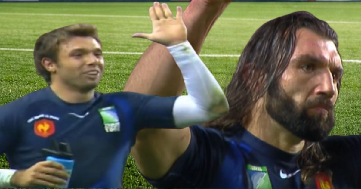 Mickaël Guillard est passé de Vincent Clerc à Sébastien Chabal, et on remercie le barbu de l’avoir si bien inspiré. ©France Rugby / World Rugby