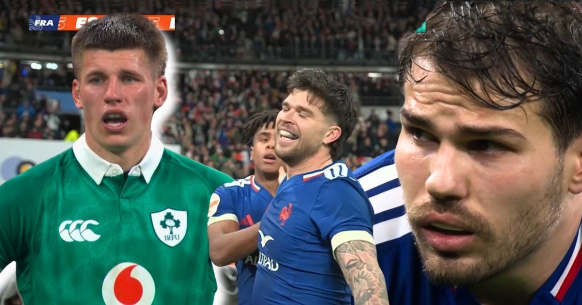 Après ce 36-14, une question brûle déjà : qui peut arrêter les Bleus ? Crédit image : Screenshot France 2