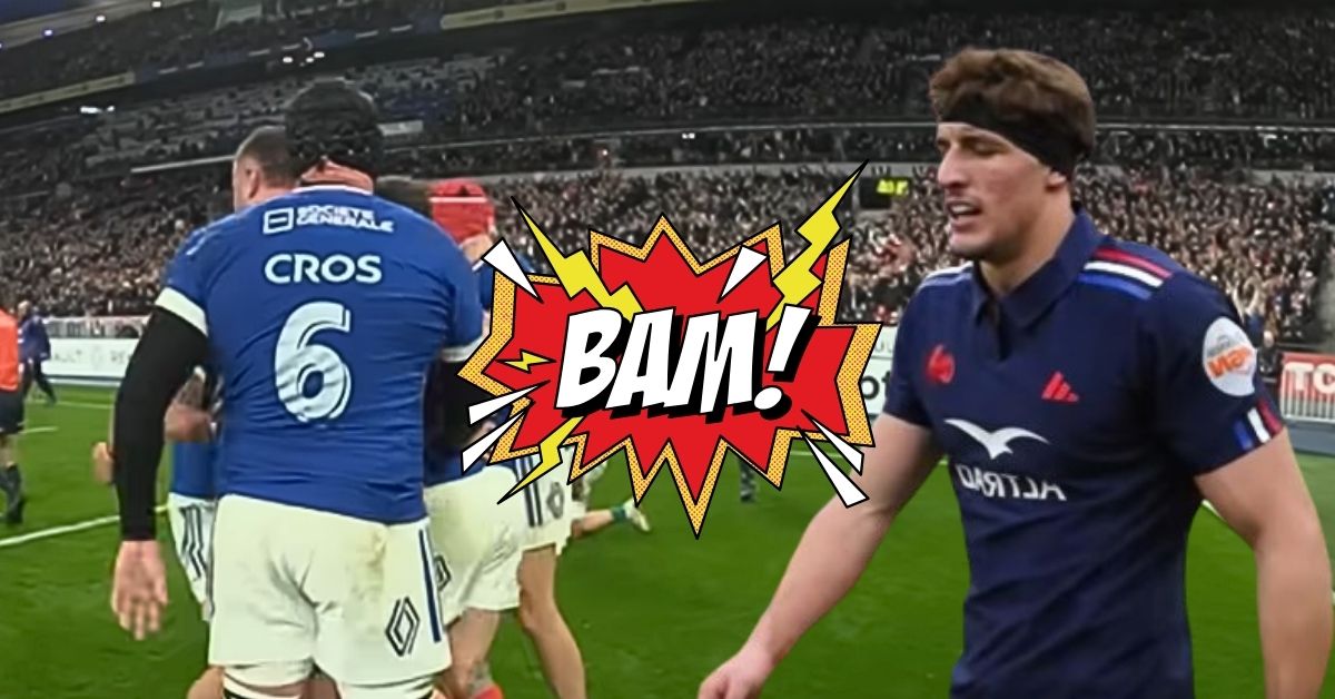 François Cros et Oscar Jégou étaient à la pointe du combat face à l'Irlande. ©France TV