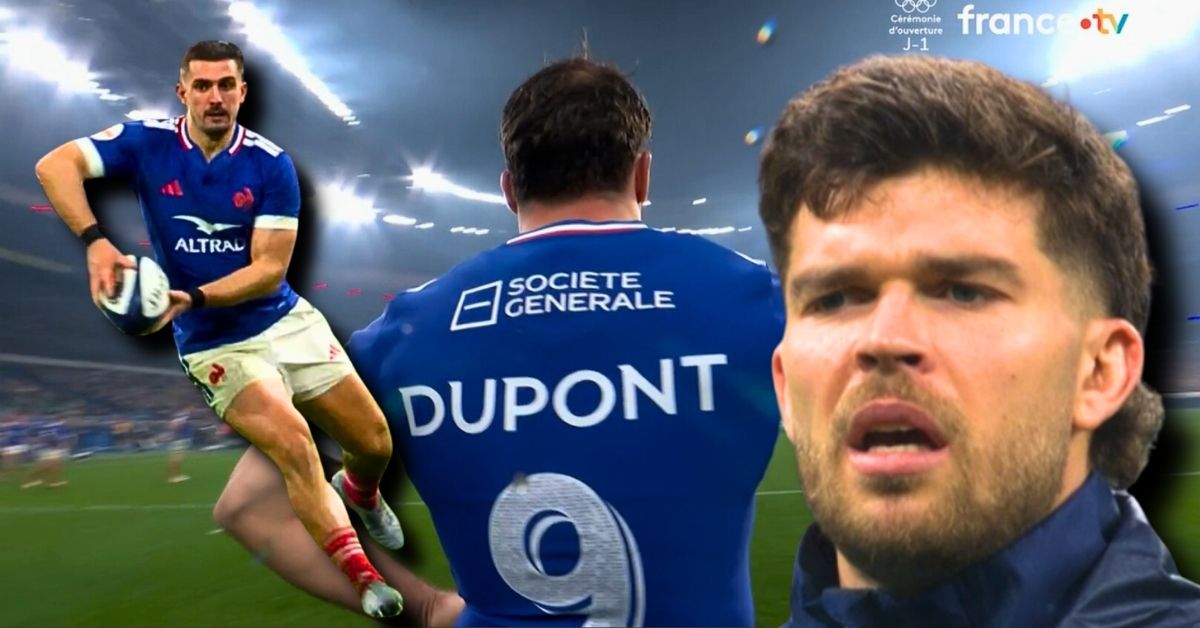 Deux numéros 10, des permutations constantes et des avants efficaces : la recette offensive des Bleus face à l’Irlande intrigue. Crédit : Screenshot SkySport