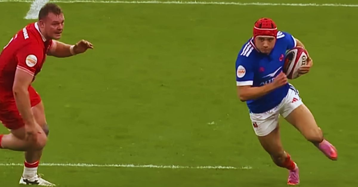 Louis Bielle-Biarrey et le XV de France : loin devant les autres nations dans un domaine qui leur faisait défaut. ©France Rugby