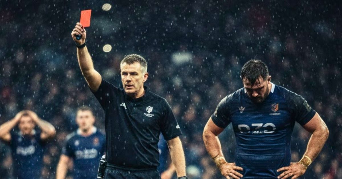 Combien de matchs de suspension pour un carton rouge au rugby ?