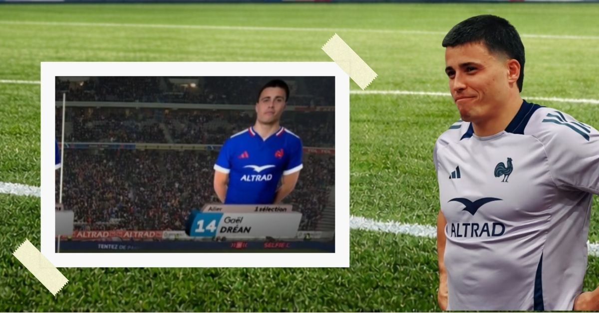 Gaël Dréan, de hors groupe à titulaire en 24 h. ©France TV / France Rugby
