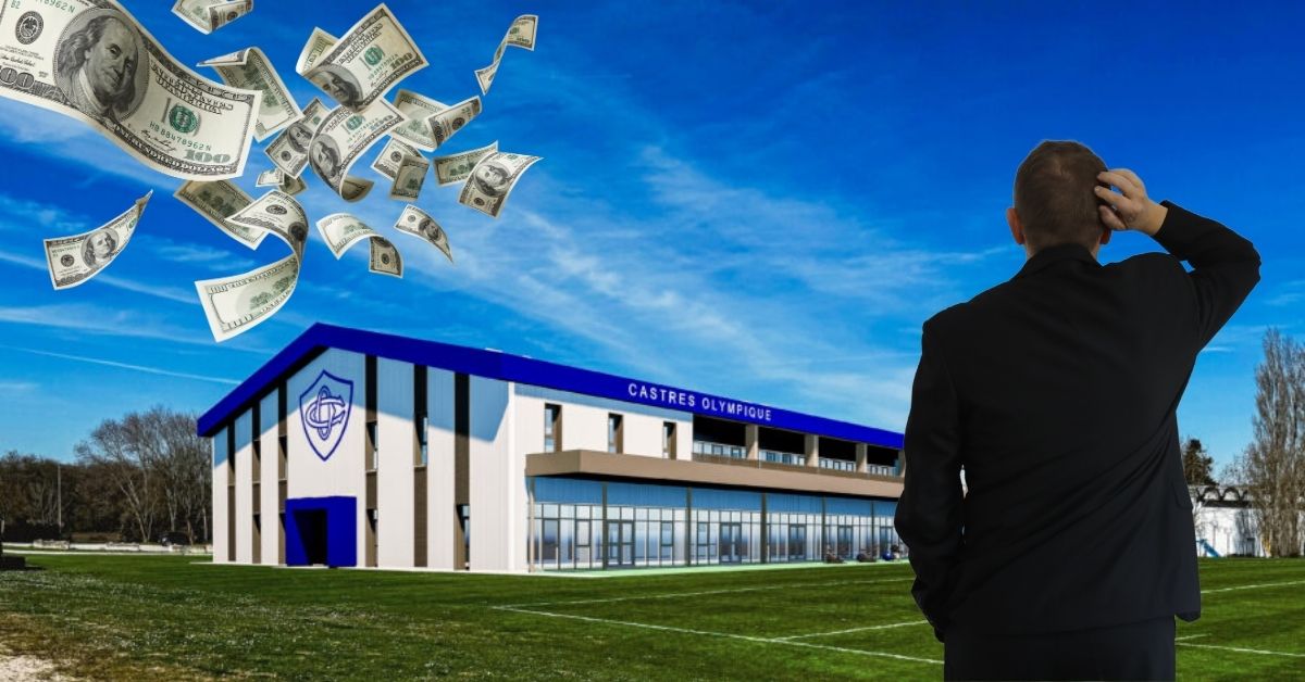 Le Castres Olympique annonce la construction d'un nouveau centre d'entrainement. ©Castres Olympique + montage I.A