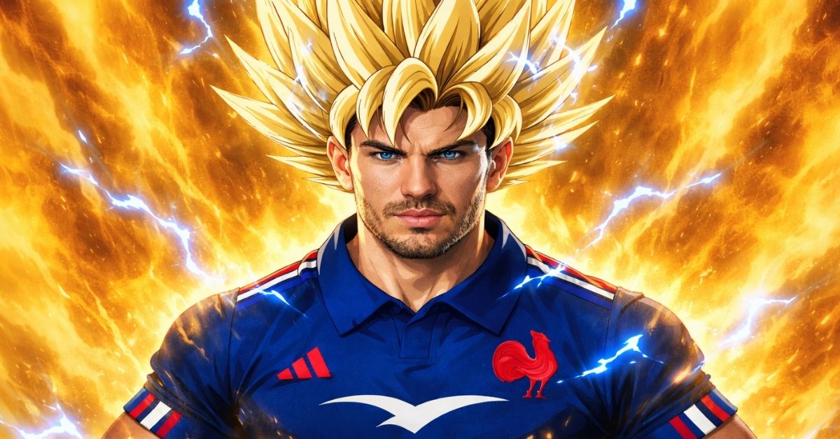 Et si la version la plus aboutie d’Antoine Dupont était celle-ci ? Un chef d’orchestre total au service des Bleus. Crédit : OPEN AI