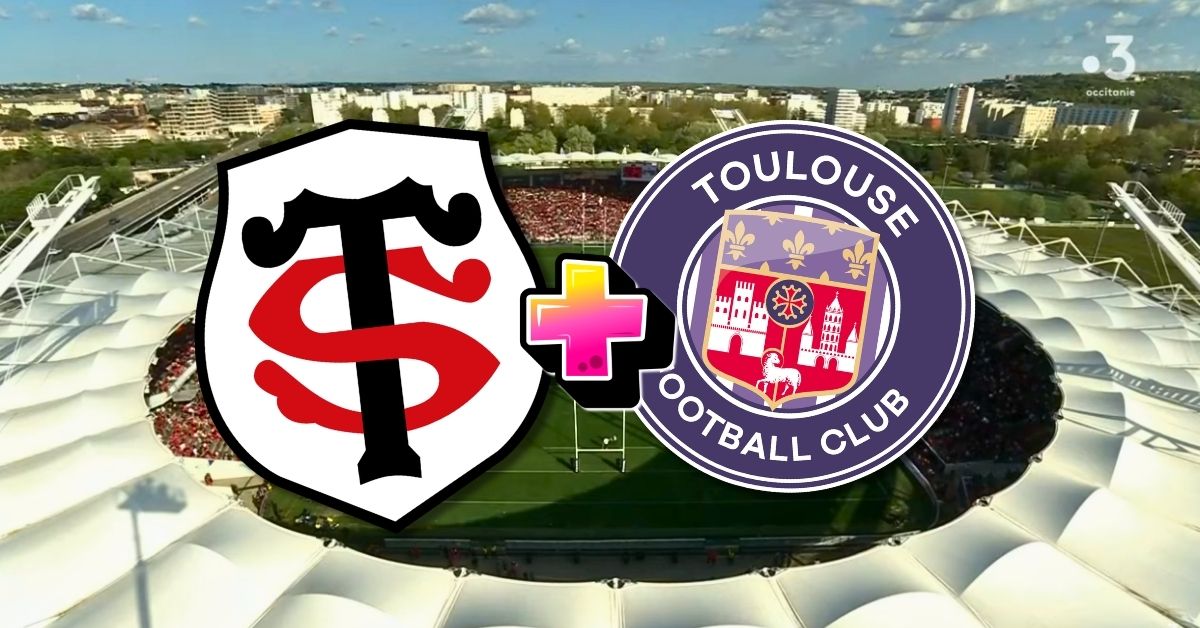 4 heures pour effacer les lignes, planter les poteaux et relancer le jeu : le Stadium va passer du foot au rugby en un temps record. Crédit image : Screenshot Youtube France 3