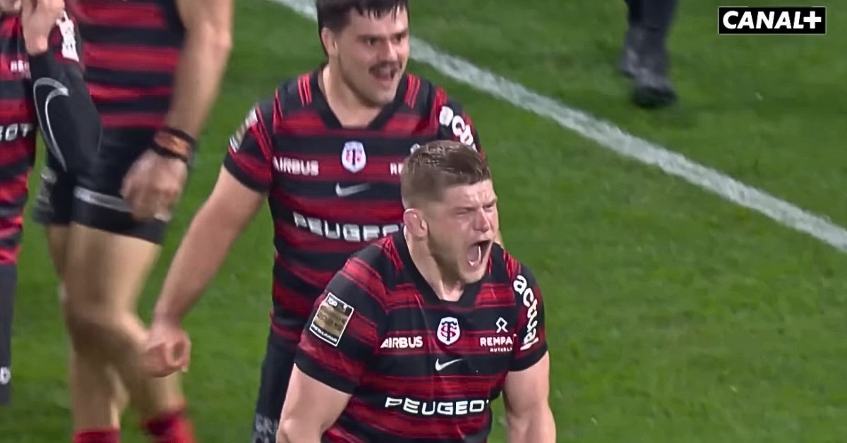 Face à Montauban, le Stade Toulousain mise sur la profondeur d’effectif. Une équipe remaniée, mais ambitieuse. Crédit : Screenshot Youtube CANAL+ Sport