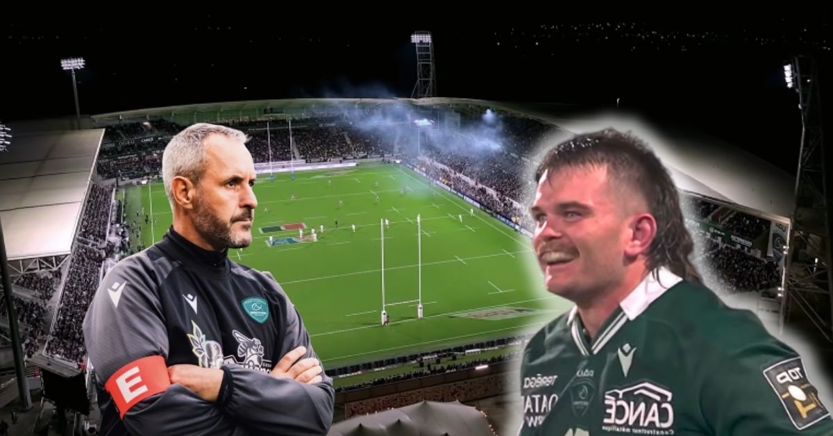 Reece Hewat a une fois fait valdinguer les types en face.  Screenshot : Canal Plus