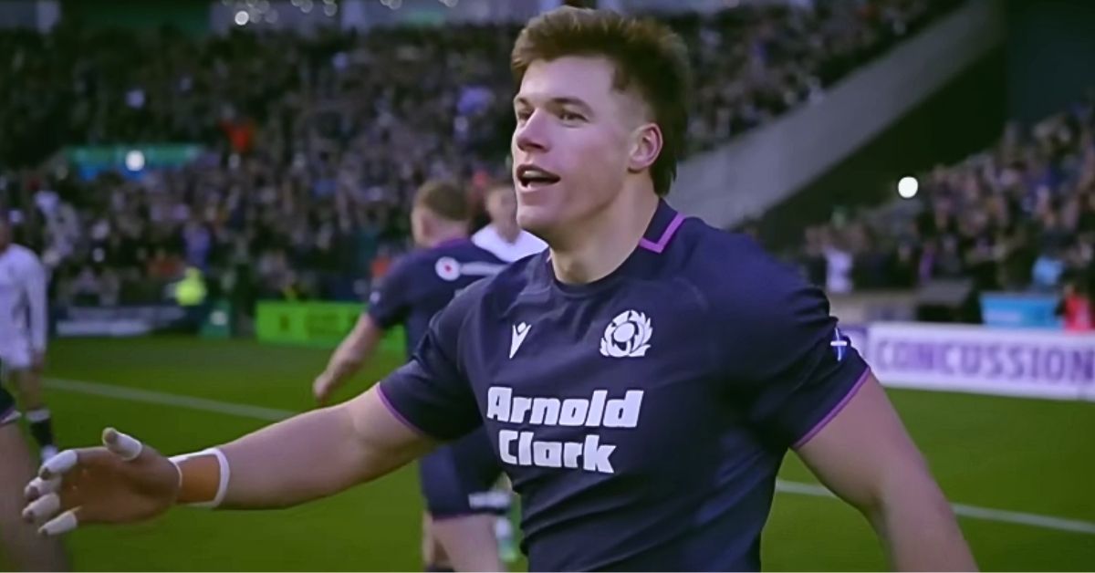  Attention à Huw Jones ! Screenshot : TF1 