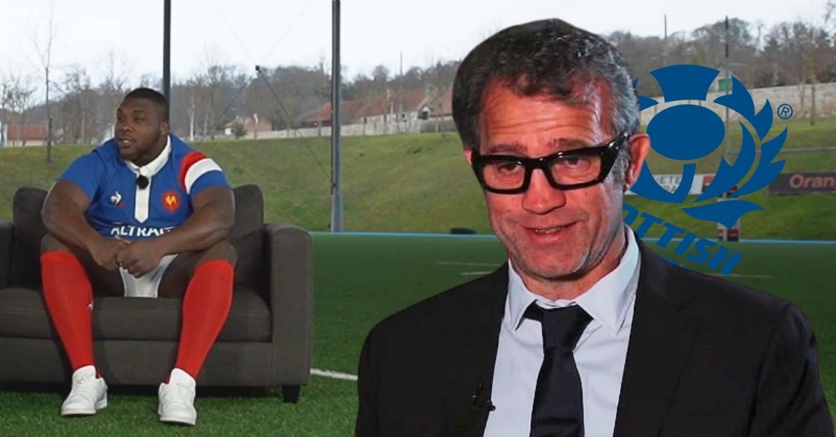 Demba Bamba de retour sur le banc face à l’Écosse dans le Tournoi des 6 Nations. ©LNR + France TV