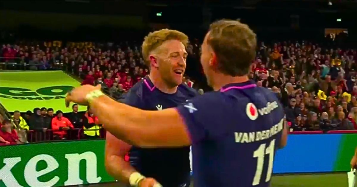 Kyle Steyn, l’arme fatale du XV du Chardon, peut-il faire douter la fusée Louis Bielle-Biarrey ? ©TF1