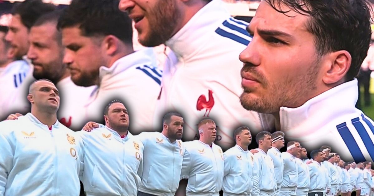 Conquête, pression au pied, chaos organisé : Fabien Galthié a identifié les principales armes de l’Angleterre avant le choc du Tournoi face au XV de France. Crédit image : Screenshot TF1