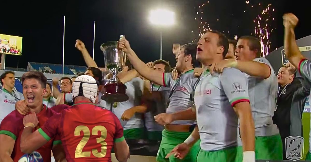 Le Portugal a réussi l'exploit de faire tomber la Géorgie en finale du Tournoi B.  Screenshot : REC