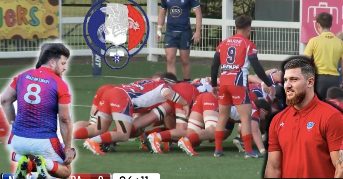 Avec Lucas Vaccaro, le rôle de 5/8ème n’a jamais bien aussi porté son nom… Screenshot :  BFBS Forces News et @RCMarineNationale