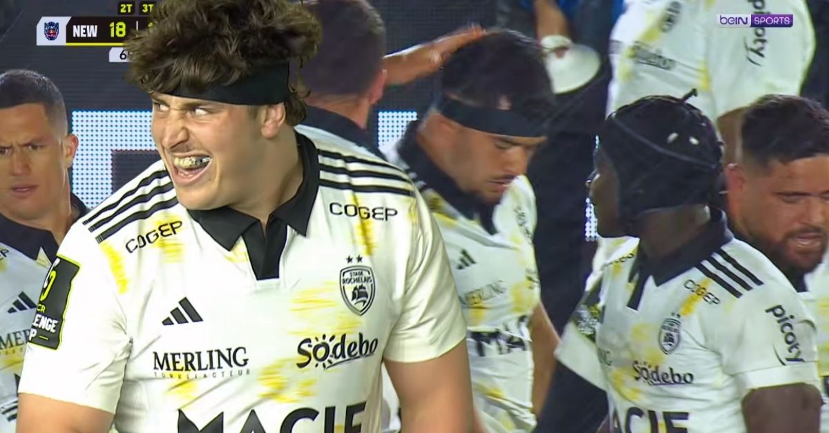 Equipe remaniée, déplacement en Angleterre, retour de Newcastle dans le match. La Rochelle a tenu.  Crédit : Screenshot Youtube BeIN