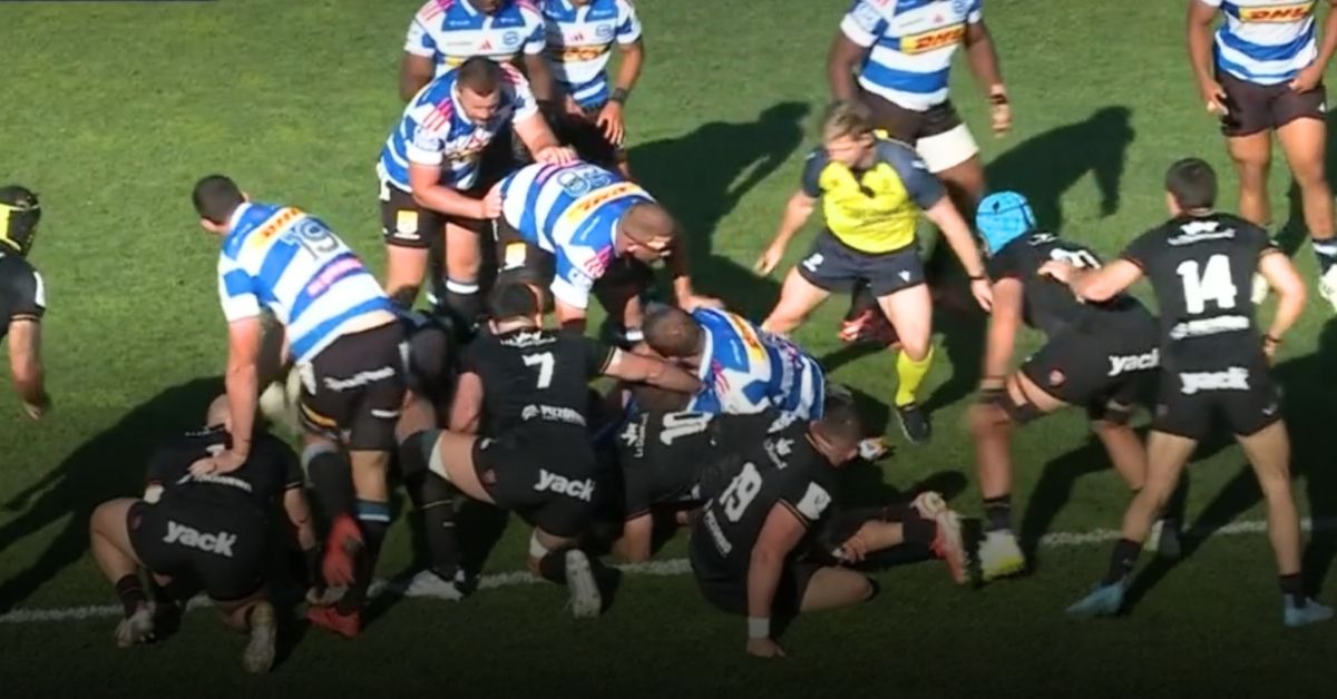 Pas essai sur la sirène, Stormers éliminés, Toulon qualifié 28-27. Crédit image : Screenshot France 2