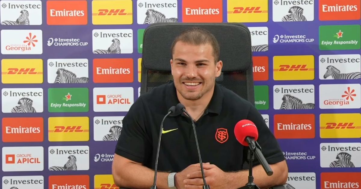 Dupont : "On se déplace chez le champion d'Europe, on en est bien conscients". Crédit : Screenshot Youtube