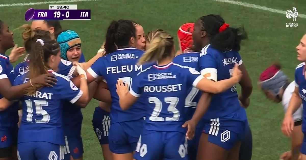 Brosseau titulaire, Mwayembe sur le banc, Rousset au centre : trois changements entre la compo face à l'Italie et celle pour le Pays de Galles. Crédit : Screenshot Youtube France Rugby