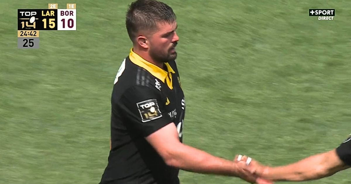 Grégory Alldritt face à l'UBB : le début du retour au premier plan. Crédit image : Screenshot Canal +