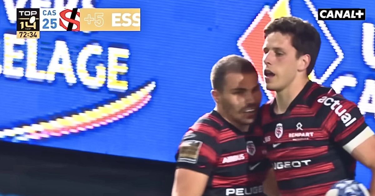 Fickou, Nogodi et Valleau ont décrypté dans Rugby Confidential ce que Toulouse fait systématiquement après une défaite. Castres vient d'en faire les frais. Crédit image : Screenshot TOP 14 