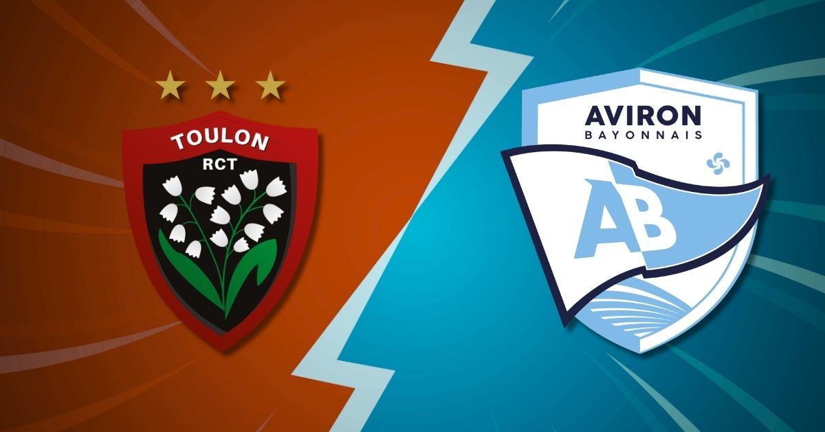 Toulon-Bayonne : 16h35 à Mayol, Canal+ Live 3. Les Basques restent sur un 22-54 humiliant. Le RCT veut en profiter pour creuser l'écart au classement.