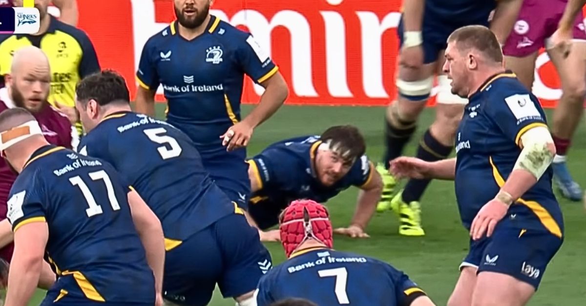 Ryan Baird forfait, Furlong et Porter incertains, Tector out. Le Leinster compte ses blessés avant la demi-finale contre Toulon. Liste complète ici. Crédit image : Screenshot Investec Champions Cup