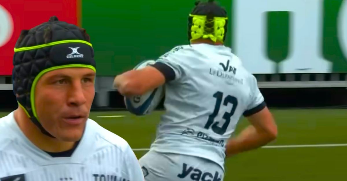 L’essai de la gagne d'Ignacio Brex, fruit d’une fine analyse de la part des Toulonnais. ©France TV