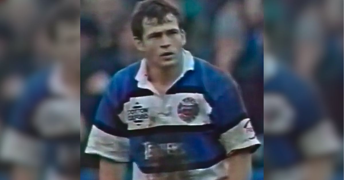 Jonathan Callard, l'arrière de Bath avait inscrit 5 pénalités ce jour là face à Pau. ©France TV - Rugbyback