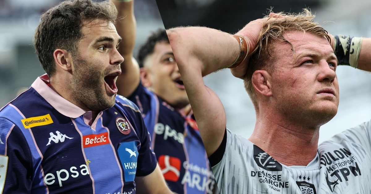 Bordeaux en finale, Toulon butte sur le Leinster en Champions Cup. Credit ©INPHO/Dan Sheridan et ©INPHO/Ben Brady