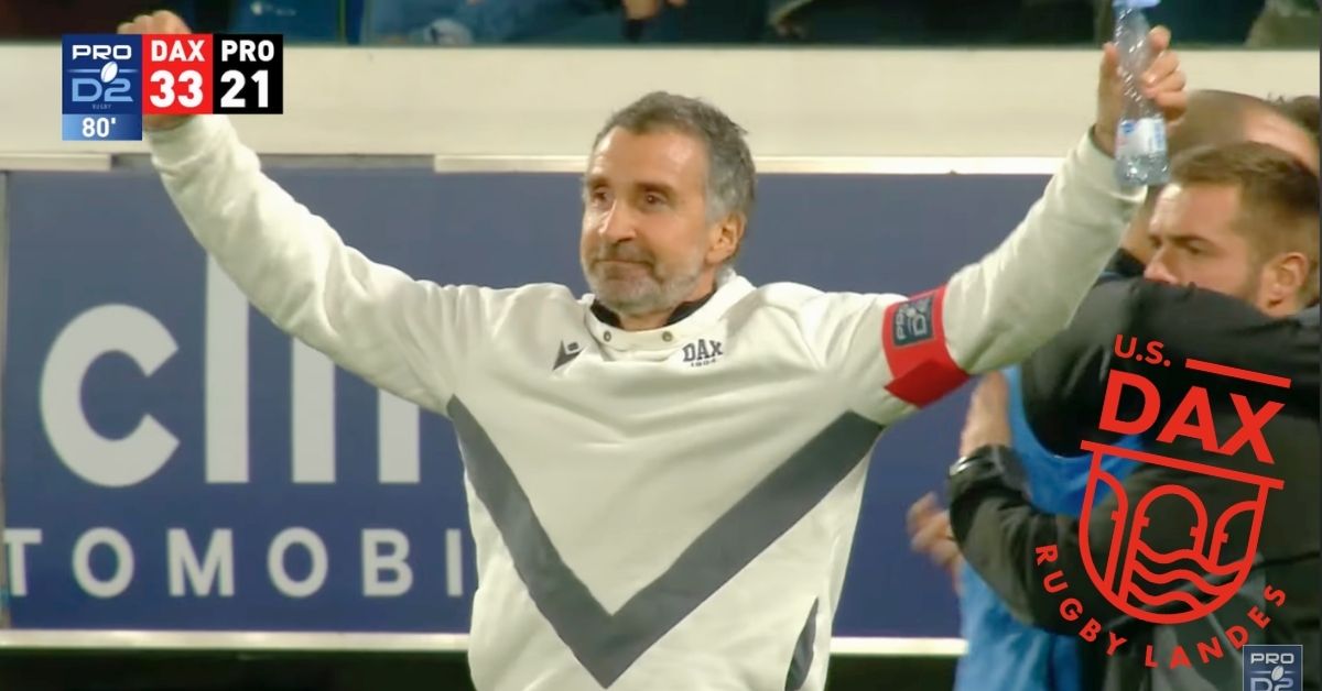 Pour se permettre de croire à son maintien, Dax a réalisé de grosses performances comme ce succès face à Provence. ©Screenshot Youtube ProD2-Officiel