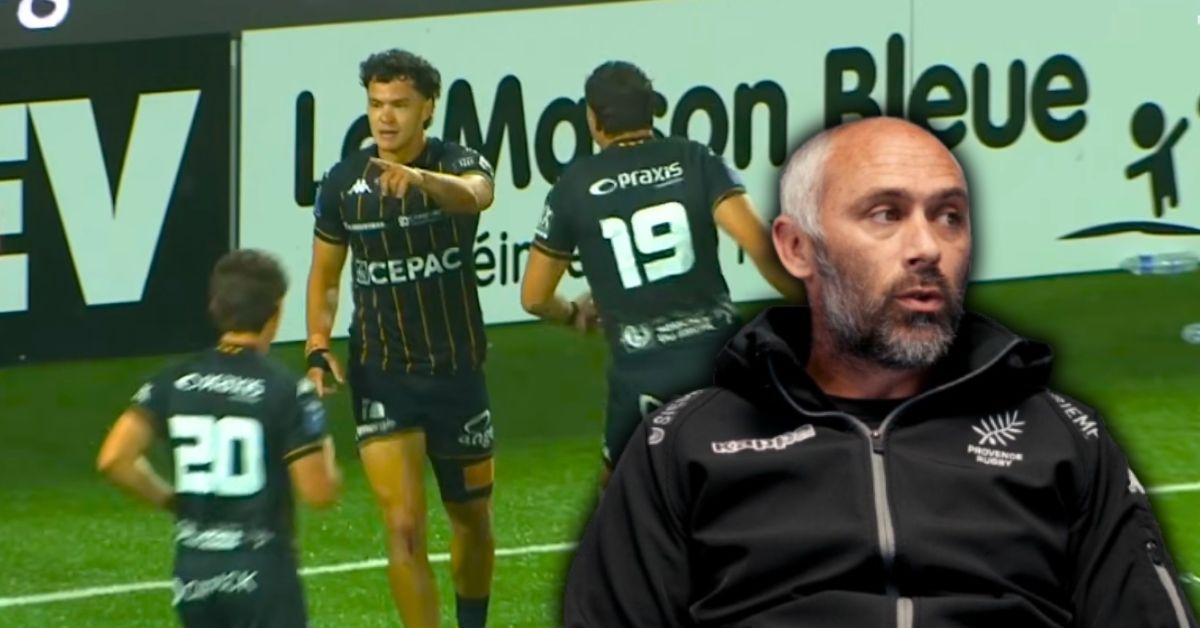 Provence Rugby pour asseoir son statut face au grandissime leader Vannes. ©Canal+ et Provence Rugby.