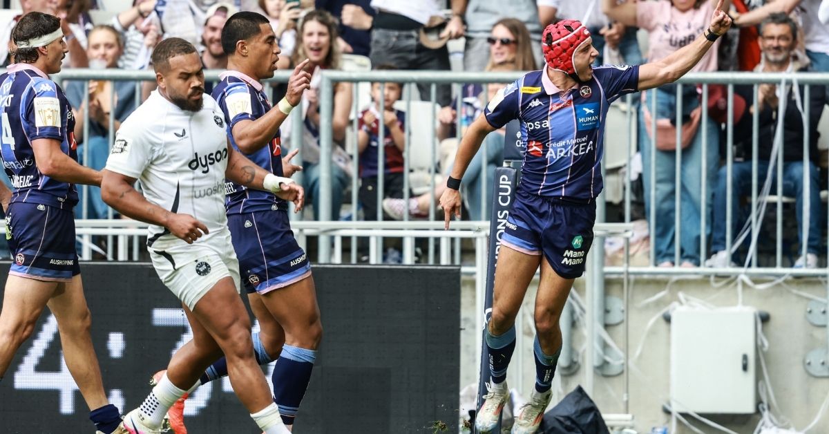 Auteur d'un essai en demi-finale contre Bath, difficile d'imaginer l'ailier ailleurs qu'à Bordeaux. ©INPHO/Dan Sheridan (EPCR)