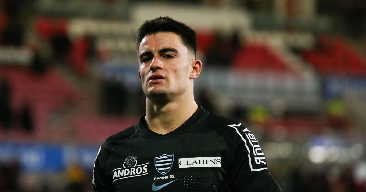 Nolann Le Garrec, né à Vannes, révélé au Racing 92, confirmé au Stade Rochelais. ©INPHO/Tom Maher (EPCR)