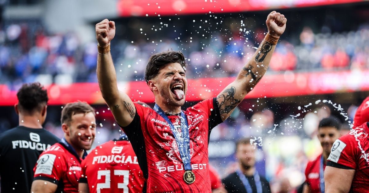 Quand Romain Ntamack offrait la victoire à Toulouse en finale du Top 14 face à La Rochelle. ©INPHO/James Crombie (EPCR)