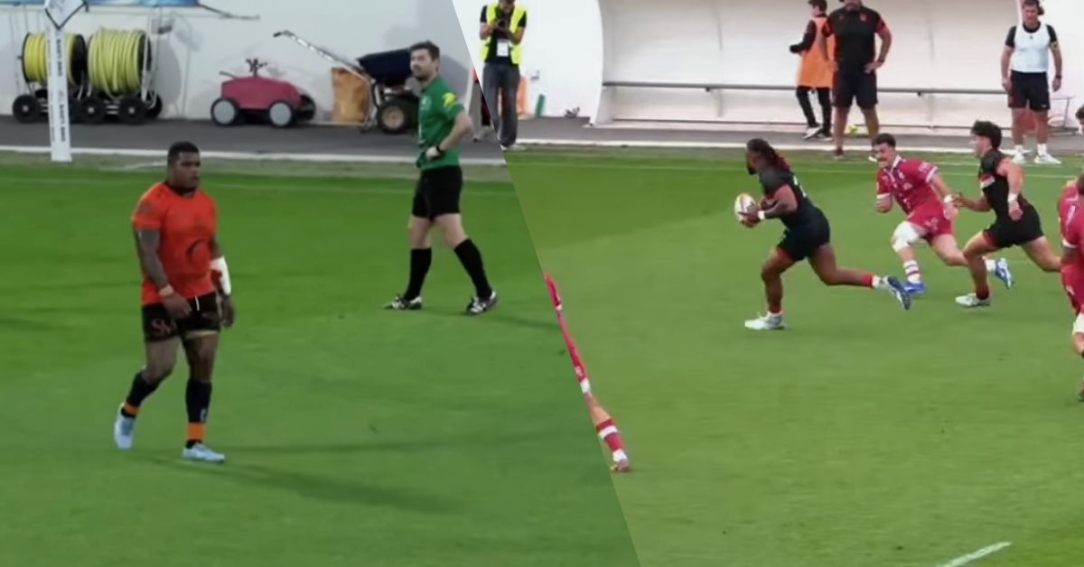 Entre Waisea et Naqalevu, ça devrait déménager.© Screenshot : Rugbyrama