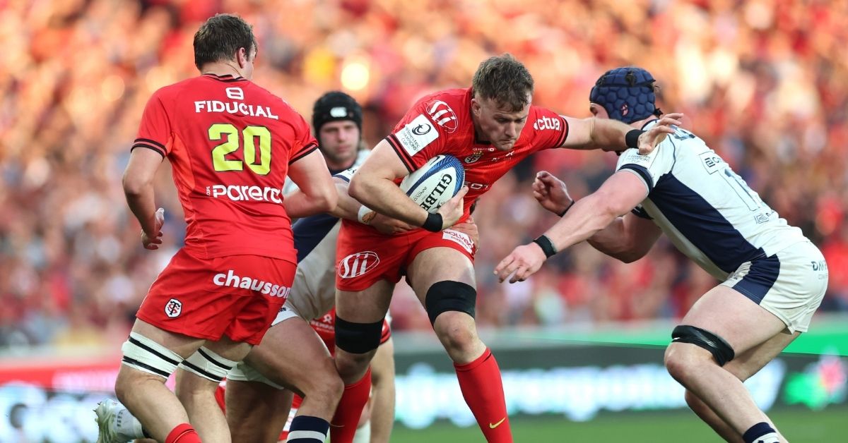 Âgé de seulement 24 ans, Joshua Brennan compte déjà 110 apparitions avec le Stade Toulousain et vient de prolonger jusqu’en 2030. - ©INPHO/James Crombie (EPCR)
