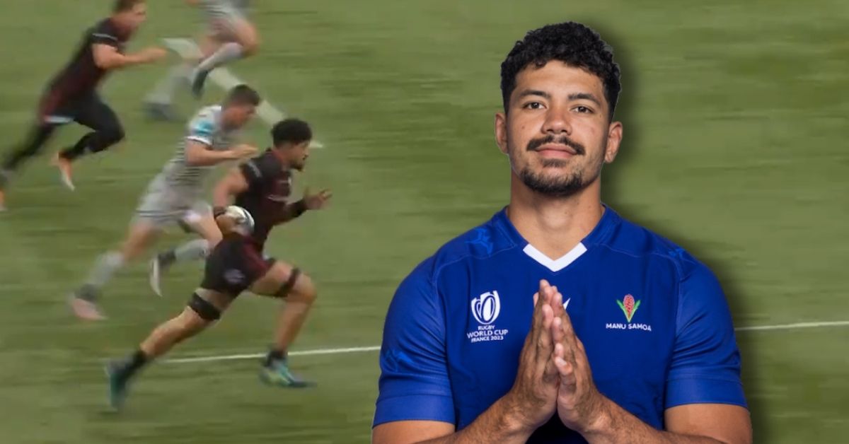 Cette semaine, le colosse samoan des Saracens Theo McFarland a confirmé qu’il quittait l’Angleterre pour le Top 14. Il serait proche du Stade Rochelais. (Premiership/Rugby World Cup)