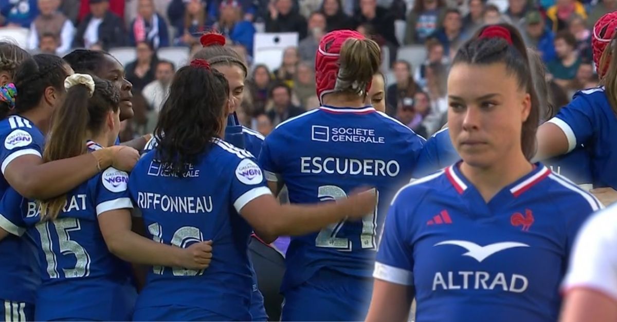 Léa Murie, à l’initiative du premier essai français, a parfaitement lancé les hostilités.©France TV