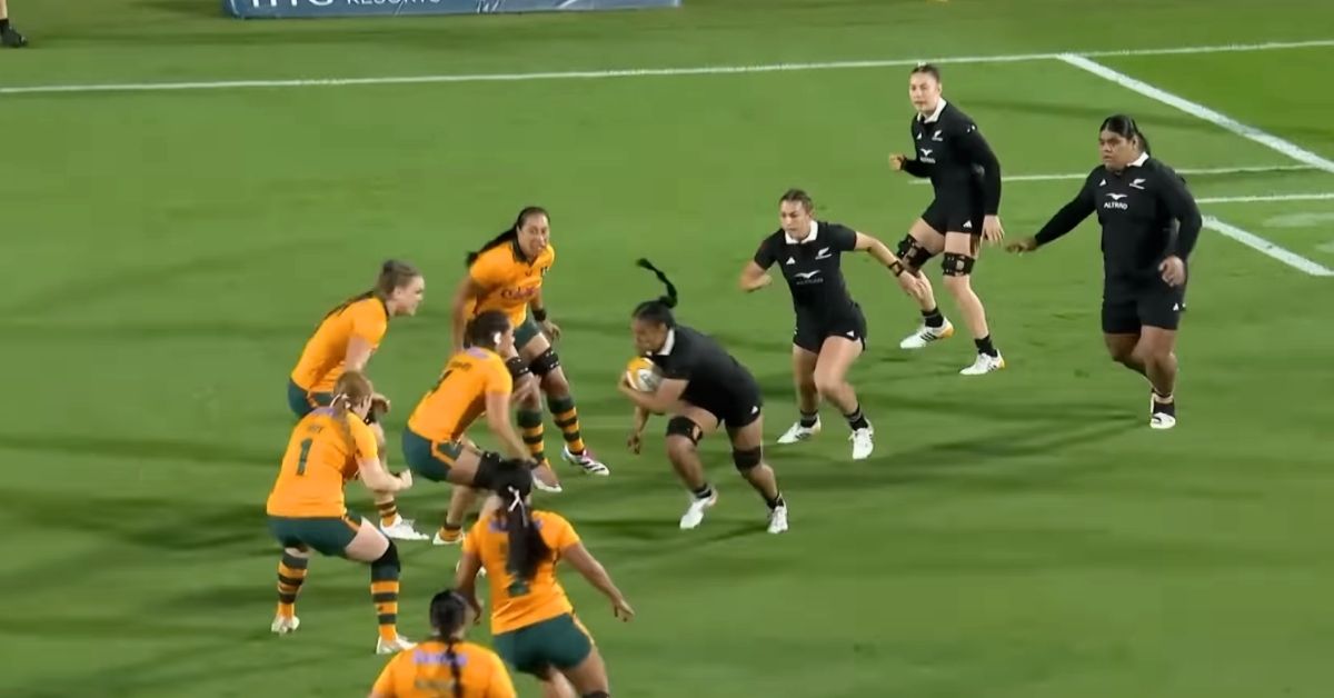 La Nouvelle-Zélande écrase la planète avec l'Angleterre. Ce nouvel atout pourrait faire la différence. ©screenshot Youtube Black Ferns
