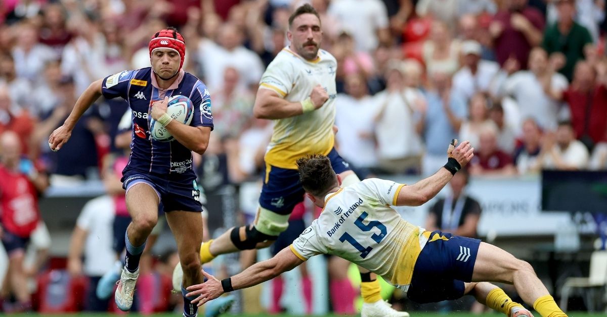 À San Mamés, l'UBB remporte son deuxième titre européen en Champions Cup, face à une formation du Leinster dépassée (41-19) dans tous les aspects du jeu. - ©INPHO/James Crombie (EPCR)