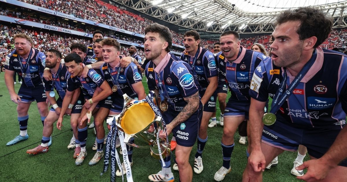 Après une finale largement dominée par l’Union Bordeaux-Bègles (41-19), la presse du Vieux Continent salue la performance des Girondins en Champions Cup. - ©INPHO/Dan Sheridan (EPCR)