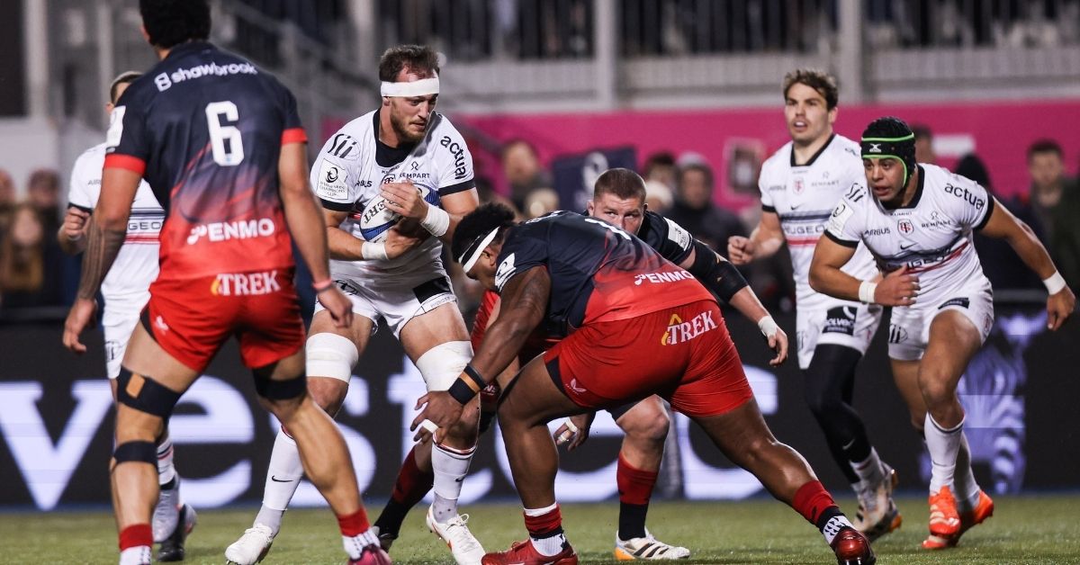 Le Stade Toulousain veut finir fort. Avant la réception de Lyon, Alexandre Roumat appelle chacun à hausser son niveau d’exigence. Crédit : EPCR ©INPHO/Tom Maher