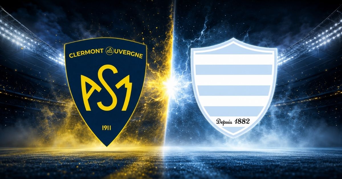 Clermont-Racing 92, c’est le match à ne pas rater dans la course au top 6. Deux équipes, deux points d’écart, zéro marge. Crédit : Open IA