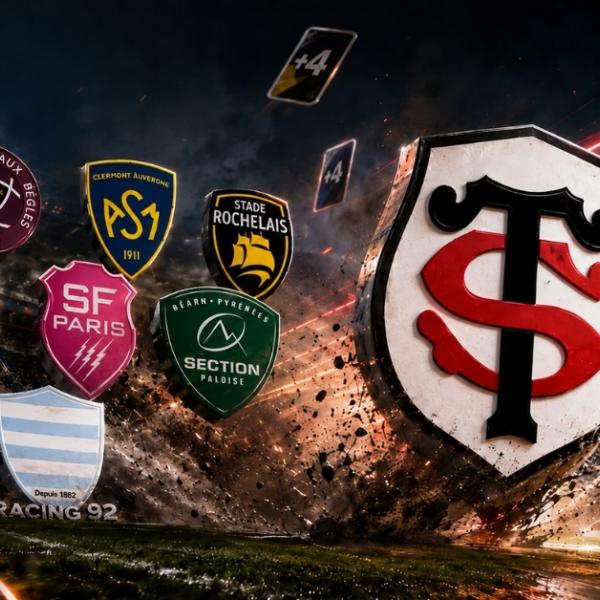 TOP 14. Toulouse regarde devant, derrière ça joue au Uno avec des +4