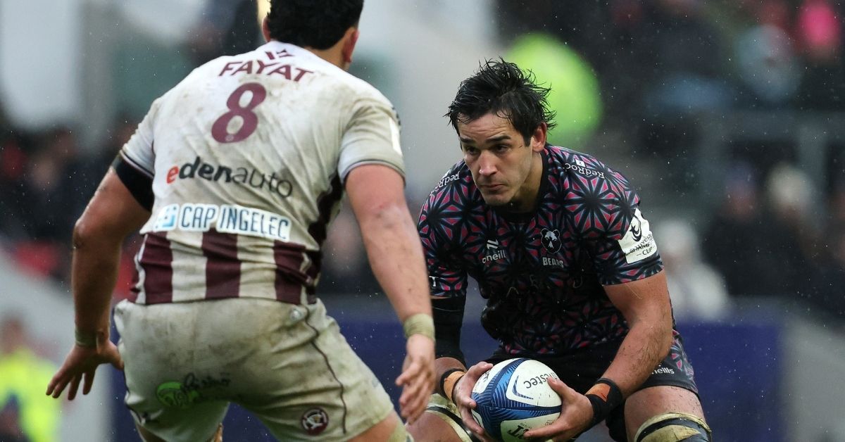 Grondona vers Pau ? Bristol a confirmé son départ, RugbyPass évoque la piste béarnaise, et le profil colle à plusieurs besoins de la Section. Crédit : EPCR ©INPHO/Bryan Keane