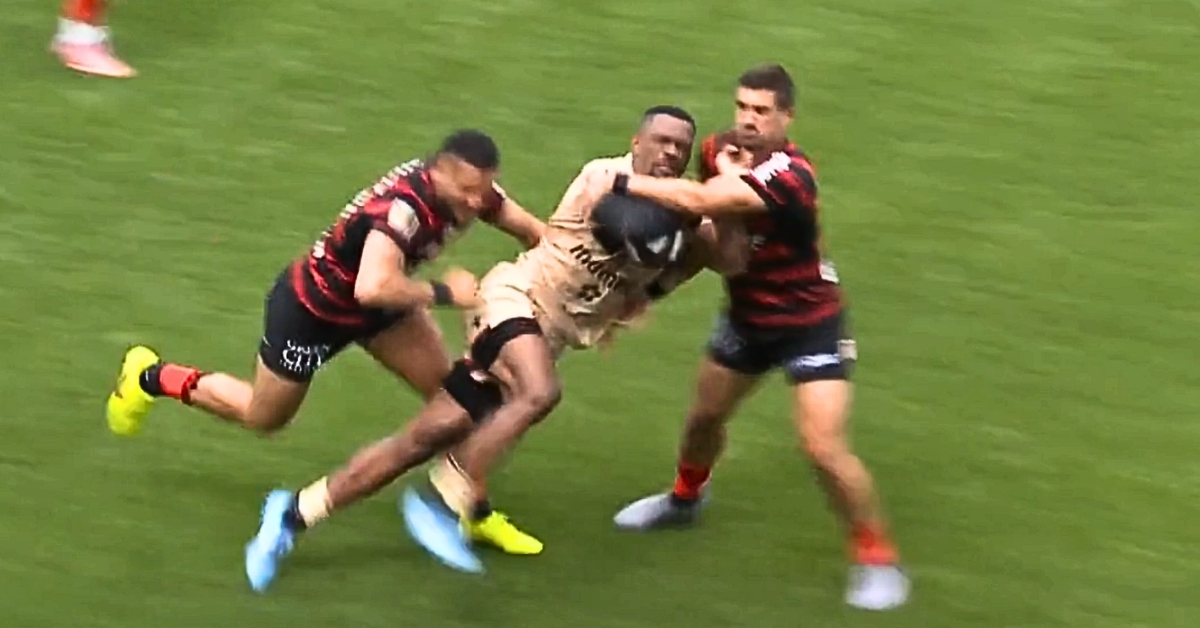 VIDEO. Toulouse incapable de stopper la folle chevauchée de 100m de Wainiqolo