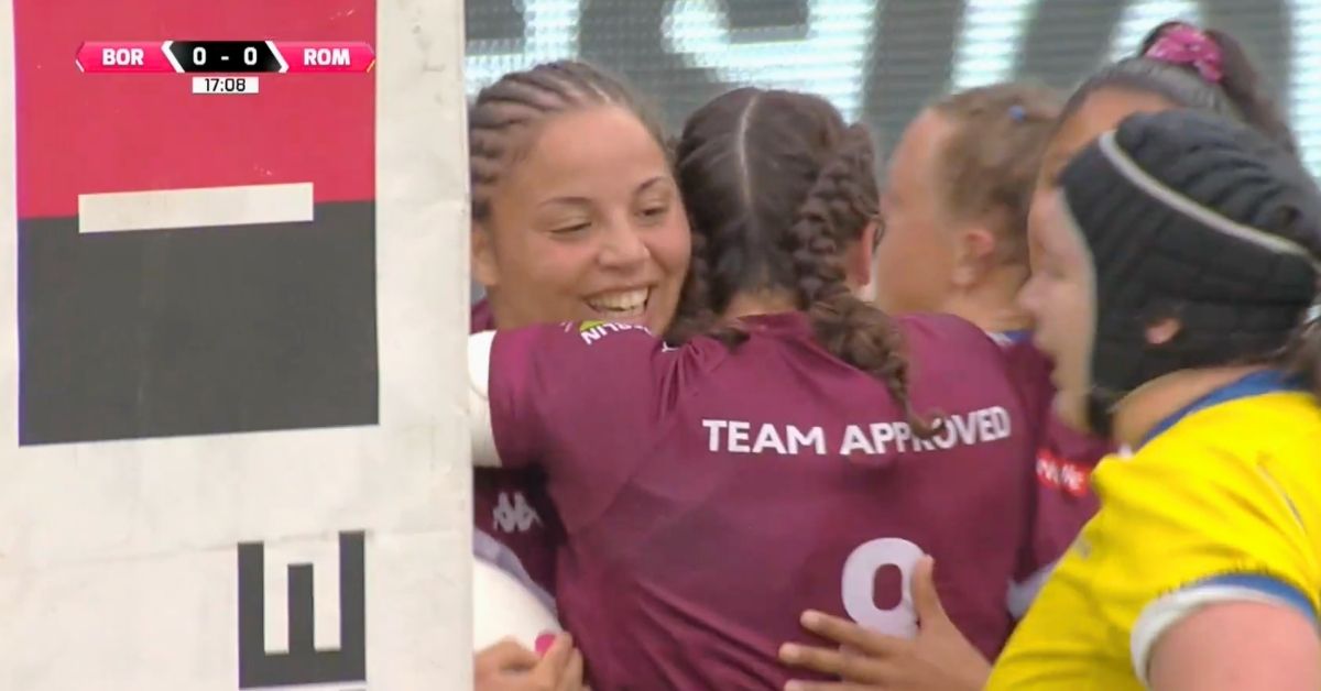 Lors du sacre bordelais en 2024, Assia Khalfaoui avait inscrit le premier essai de son équipe. © Screenshot YouTube France Rugby