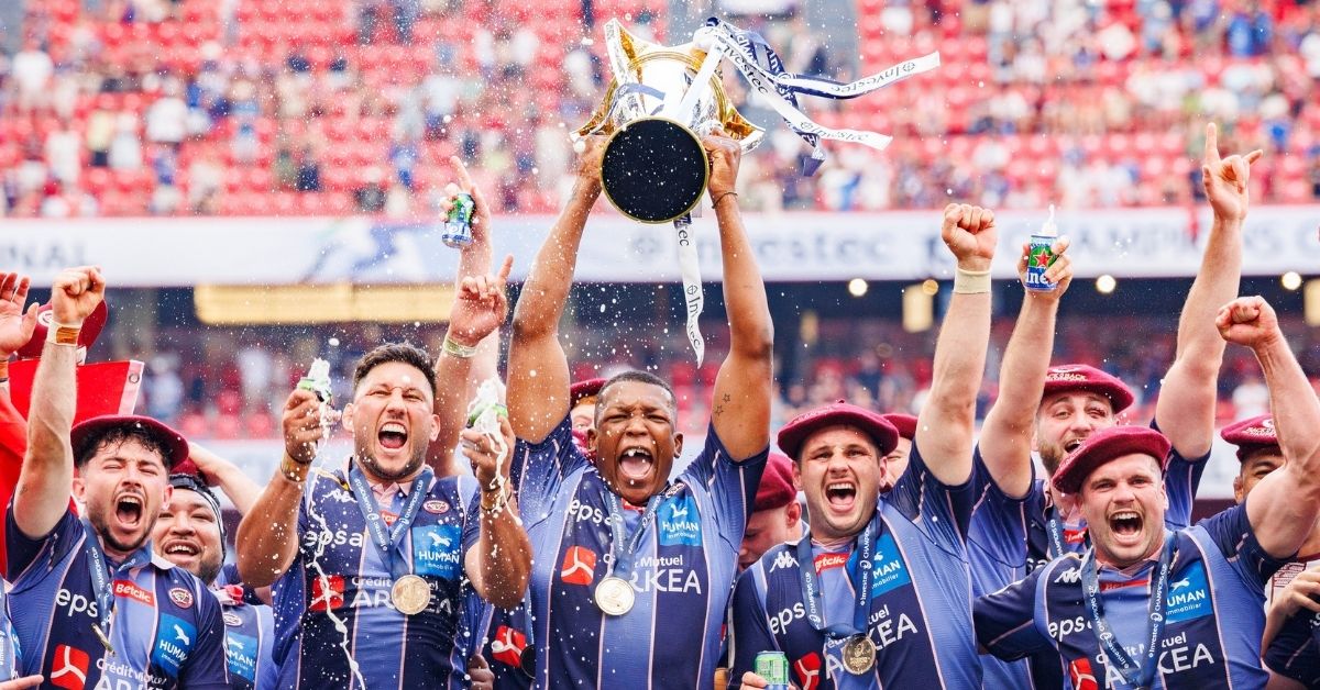Bordeaux peut-il devenir le nouveau monstre du rugby français ? Le doublé européen ouvre la porte. Le Top 14 dira si l’UBB peut vraiment entrer dans l’histoire. Crédit : EPCR ©INPHO/James Crombie