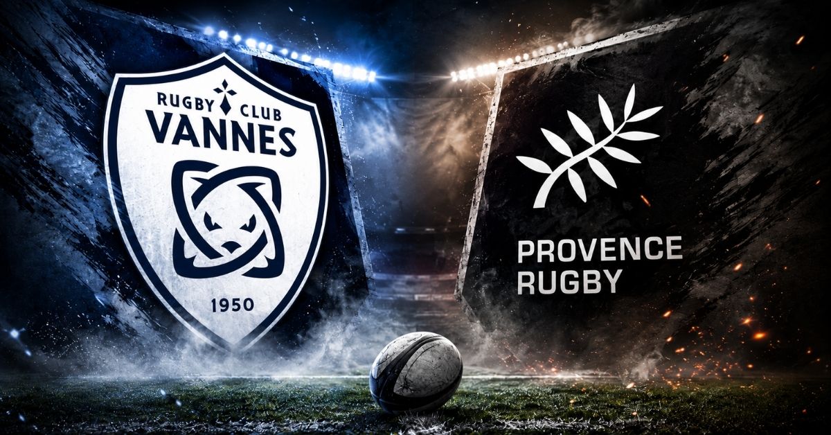 manquer de densité. Vannes veut retrouver le Top 14. Provence rêve d’y goûter. Les compositions probables annoncent une finale de Pro D2 très épaisse. Crédit image : OPEN IA